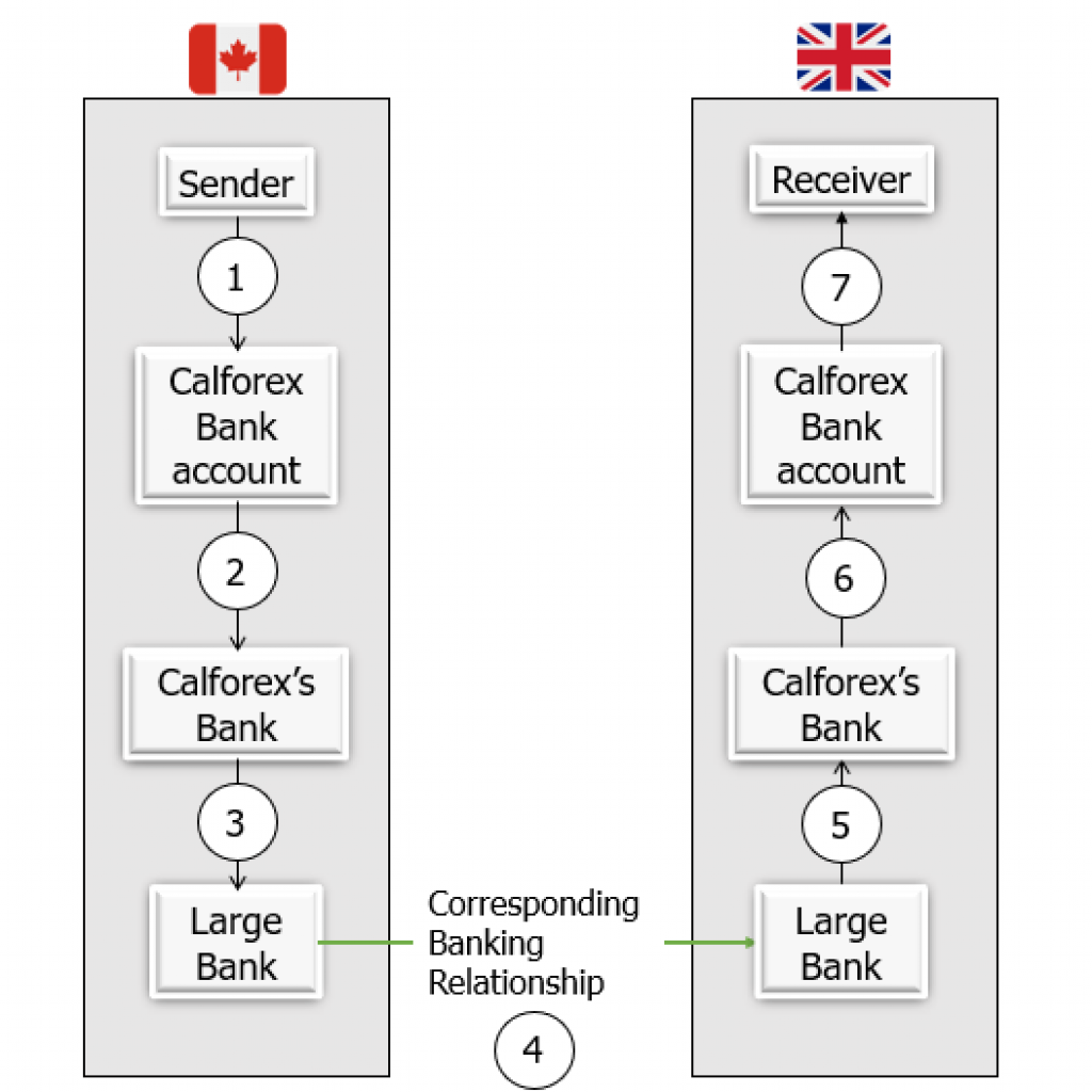 International wire flow chart